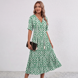 Amalia Floral Tassel Tie Maxi Dress