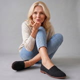 Selene Woven Pointed Toe Flat