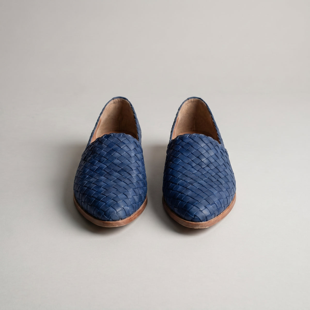 Selene Woven Pointed Toe Flat