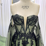 A-Line Court Train Embellished Floral Overlay Wedding Dress