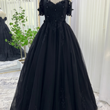 A-Line Sweep Train Wedding Dress