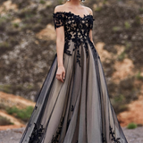 A-Line Sweep Train Wedding Dress