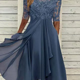 Embellished Lace Midi Dress