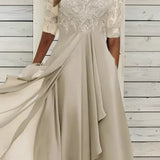 Embellished Lace Midi Dress