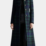 Women's Structured Plaid Coat