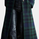 Women's Structured Plaid Coat