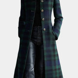 Women's Structured Plaid Coat