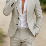Men's Slim Fit Blazer Trouser Suit Set