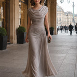 Draped Cowl Maxi Dress