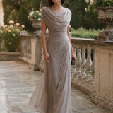Draped Cowl Maxi Dress