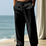 Relaxed Fit Drawstring Trousers