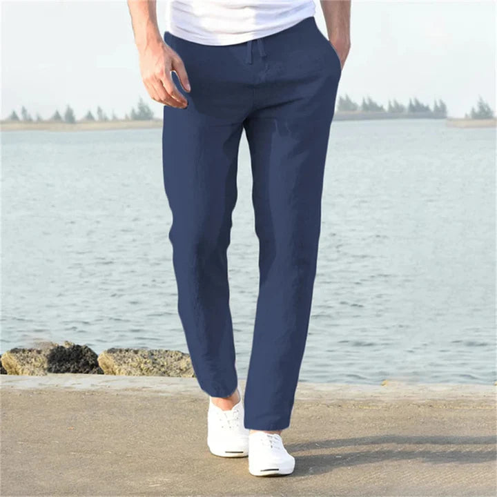 Casual Drawstring Tapered Pants