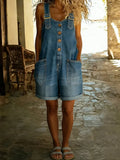 Denim Short Dungarees