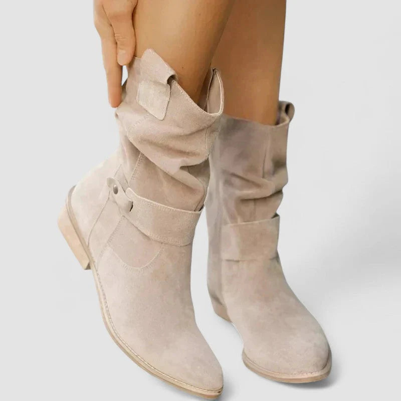 Suede Orthopedic Ankle Boots