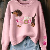Women's Canine Knit Sweater