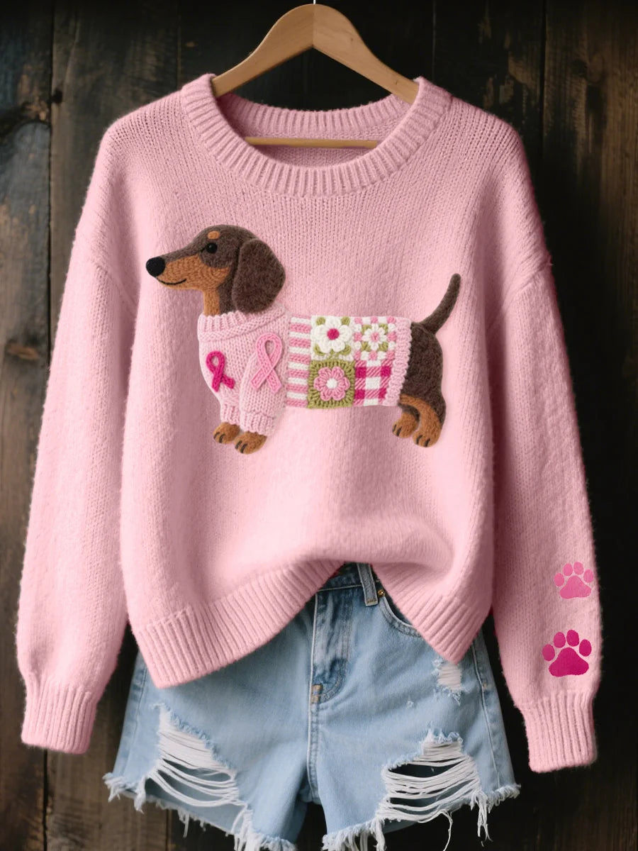 Women's Canine Knit Sweater