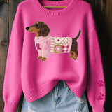 Women's Canine Knit Sweater