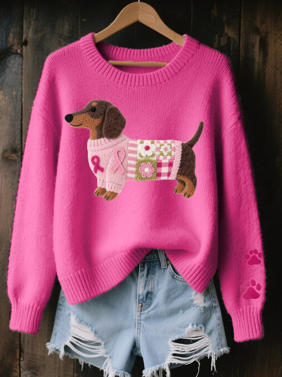 Women's Canine Knit Sweater