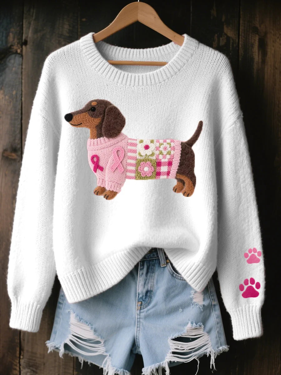 Women's Canine Knit Sweater