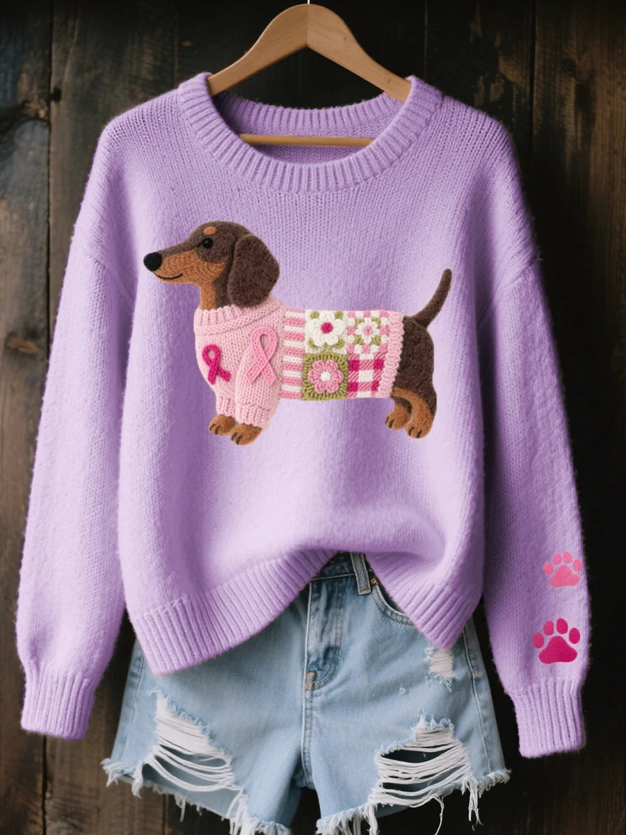 Women's Canine Knit Sweater