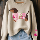 Women's Canine Knit Sweater
