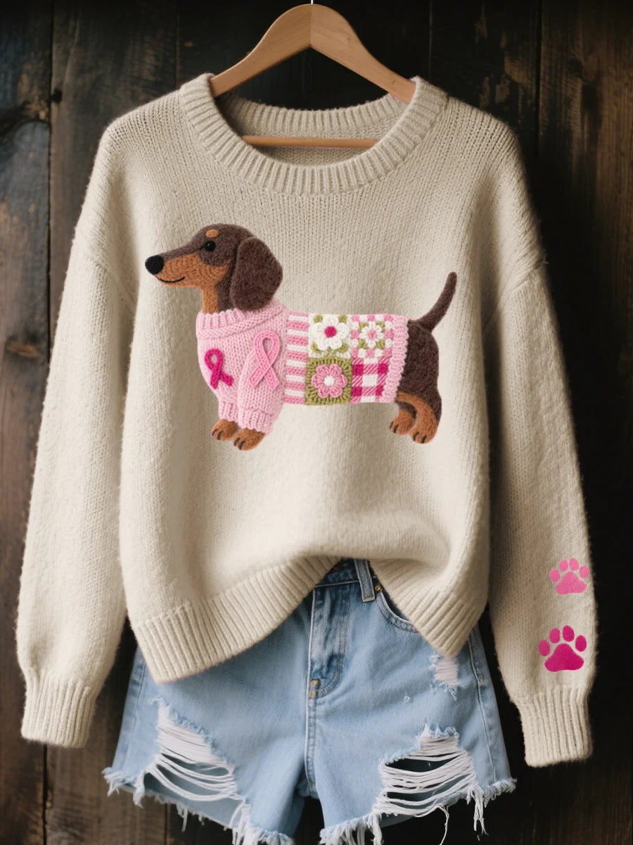 Women's Canine Knit Sweater