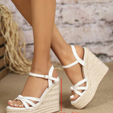 Espadrille Platform Wedge Sandals