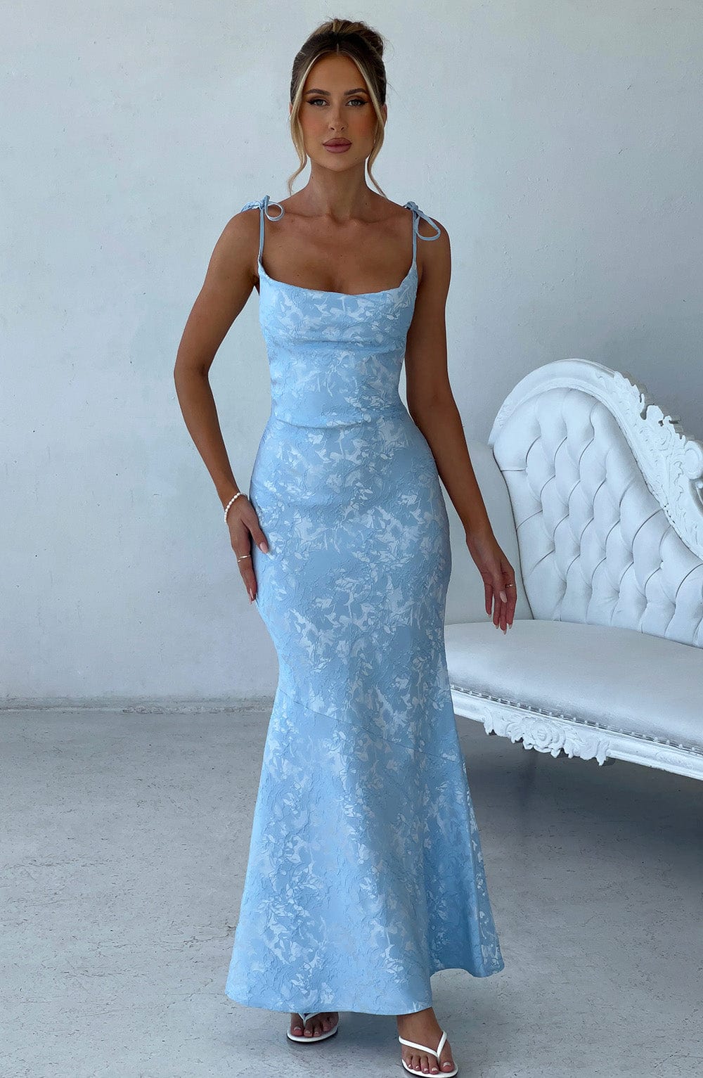 Cowl Neck Maxi Dress