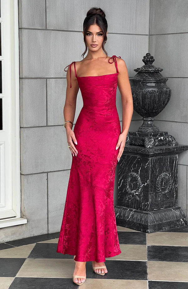 Cowl Neck Maxi Dress