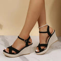 Ankle Strap Wedge Sandals