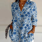 Relaxed Button-Up Blouse