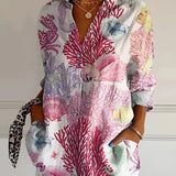 Relaxed Button-Up Blouse