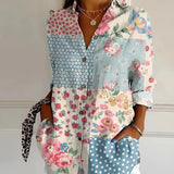 Relaxed Button-Up Blouse