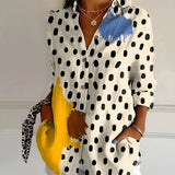 Relaxed Button-Up Blouse