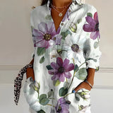 Relaxed Button-Up Blouse