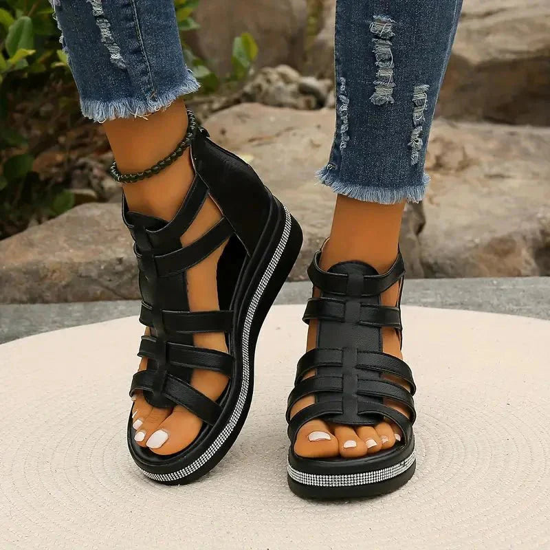 Platform Gladiator Wedges