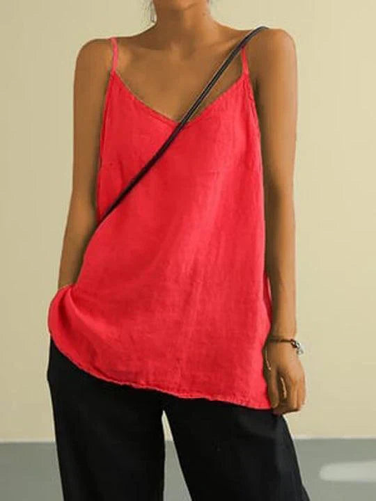 Casual V-Neck Cami Top