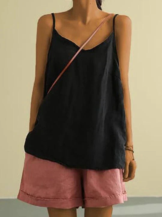 Casual V-Neck Cami Top